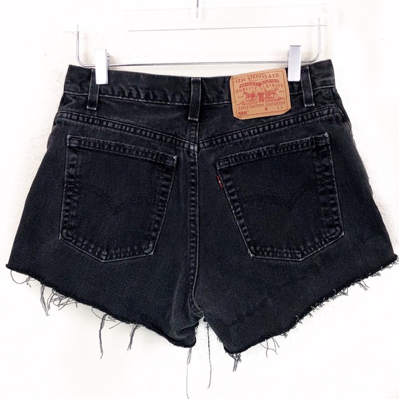 Levi's Pants - Levi 550 High Waist Cut Off Distressed Jean Shorts
